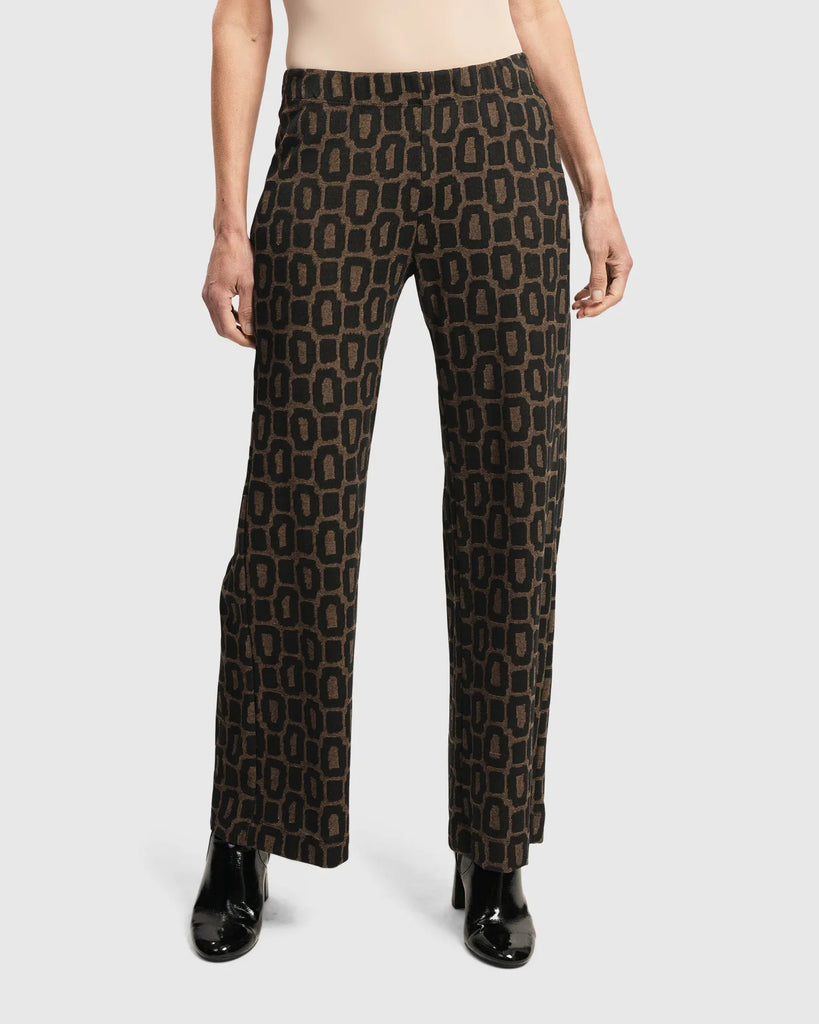 alembika-dynamite-days-flare-pants-damenhose-coffee image 1