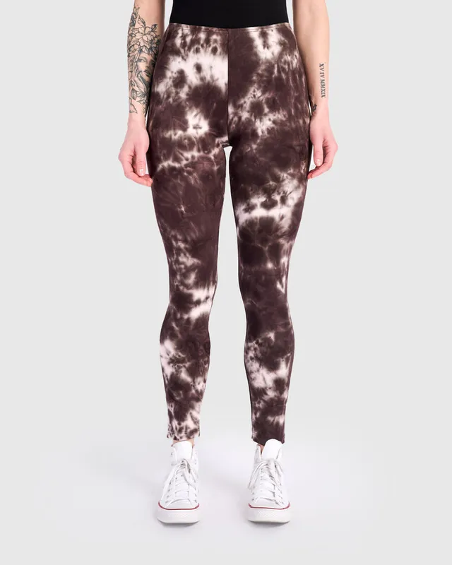 alembika-mellow-leggings-brown-pink-tie-dye image 1