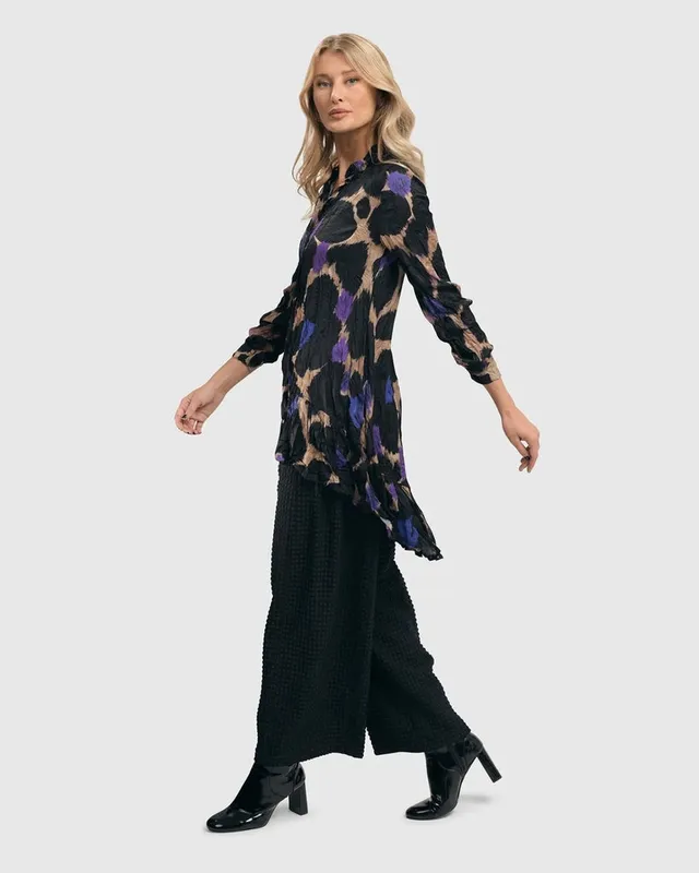 alembika-amethyst-crinkle-tunic-blouse-multi-damen-bluse image 1