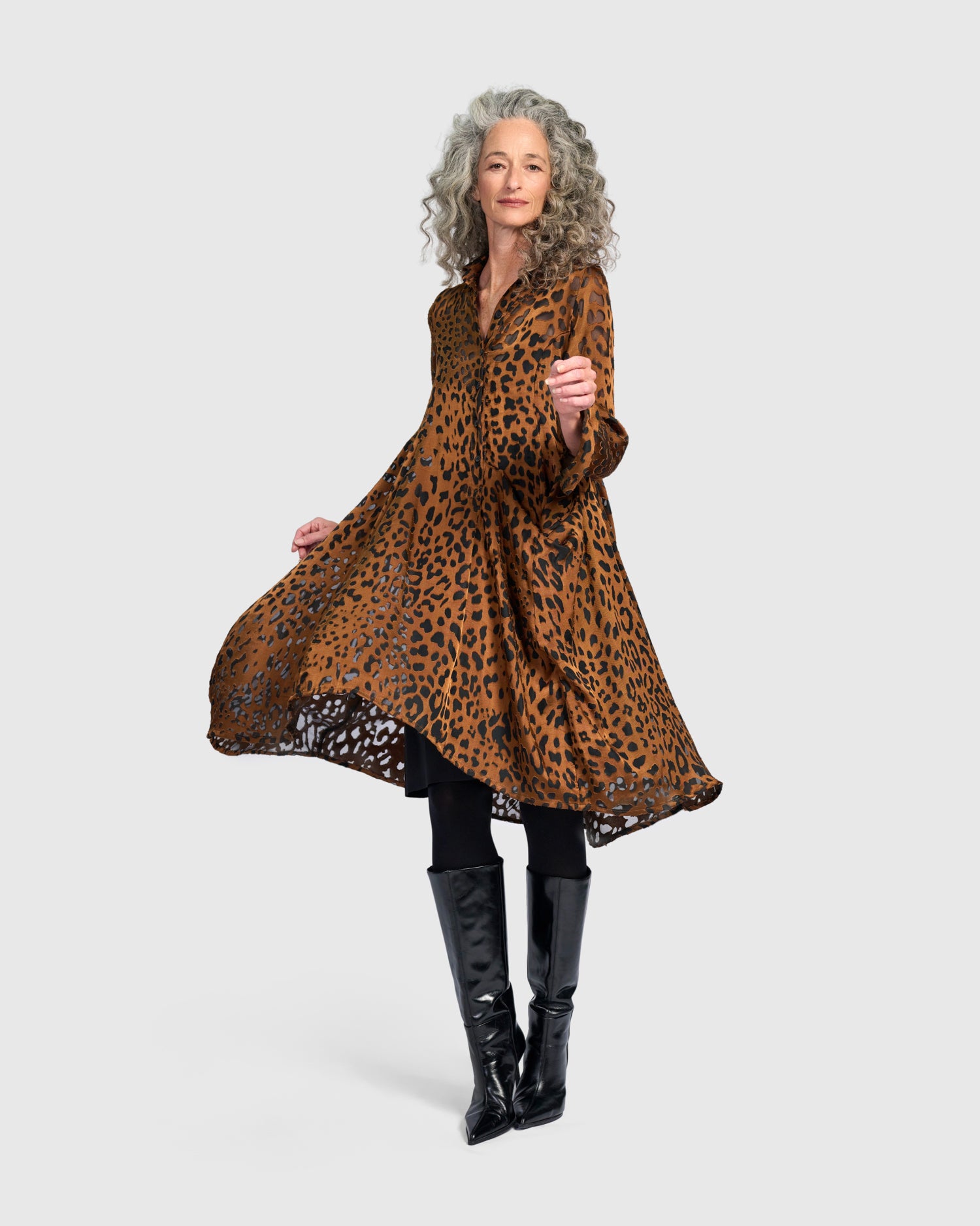 alembika-raja-wonderful-dress-cognac-leopard image 1