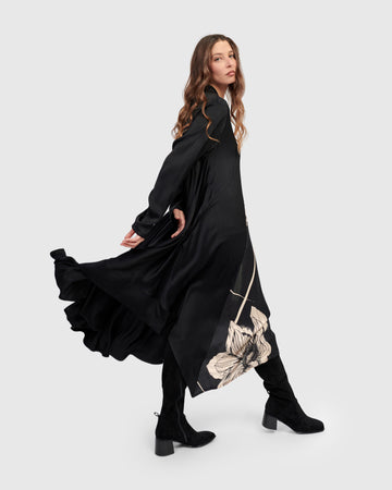alembika-baroque-draped-dress-mix-maxi-kleid image 2