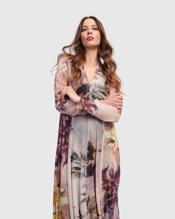 alembika-ella-cocoon-kleid-floral-midi image 8