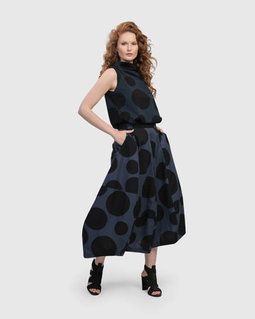 alembika-urban-dots-sleeveless-mockneck-top-navy image 7