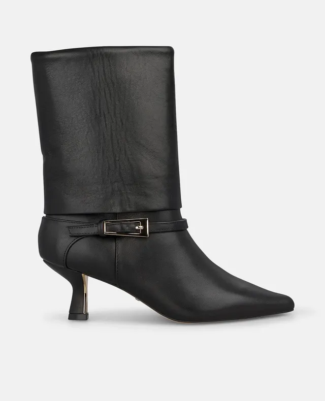 alma-en-pena-nappa-stiefelette-mit-schnalle-in-schwarz-5-5-cm image 1
