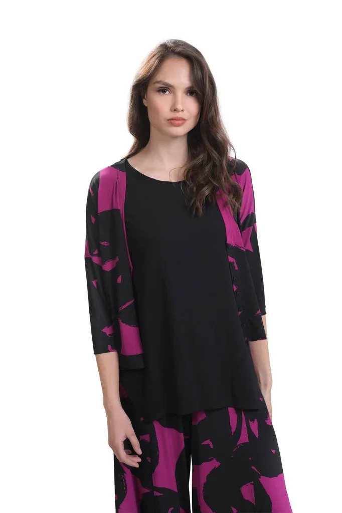 alembika-art-print-cardigan-violet-sj412v-damen-strickjacke image 1