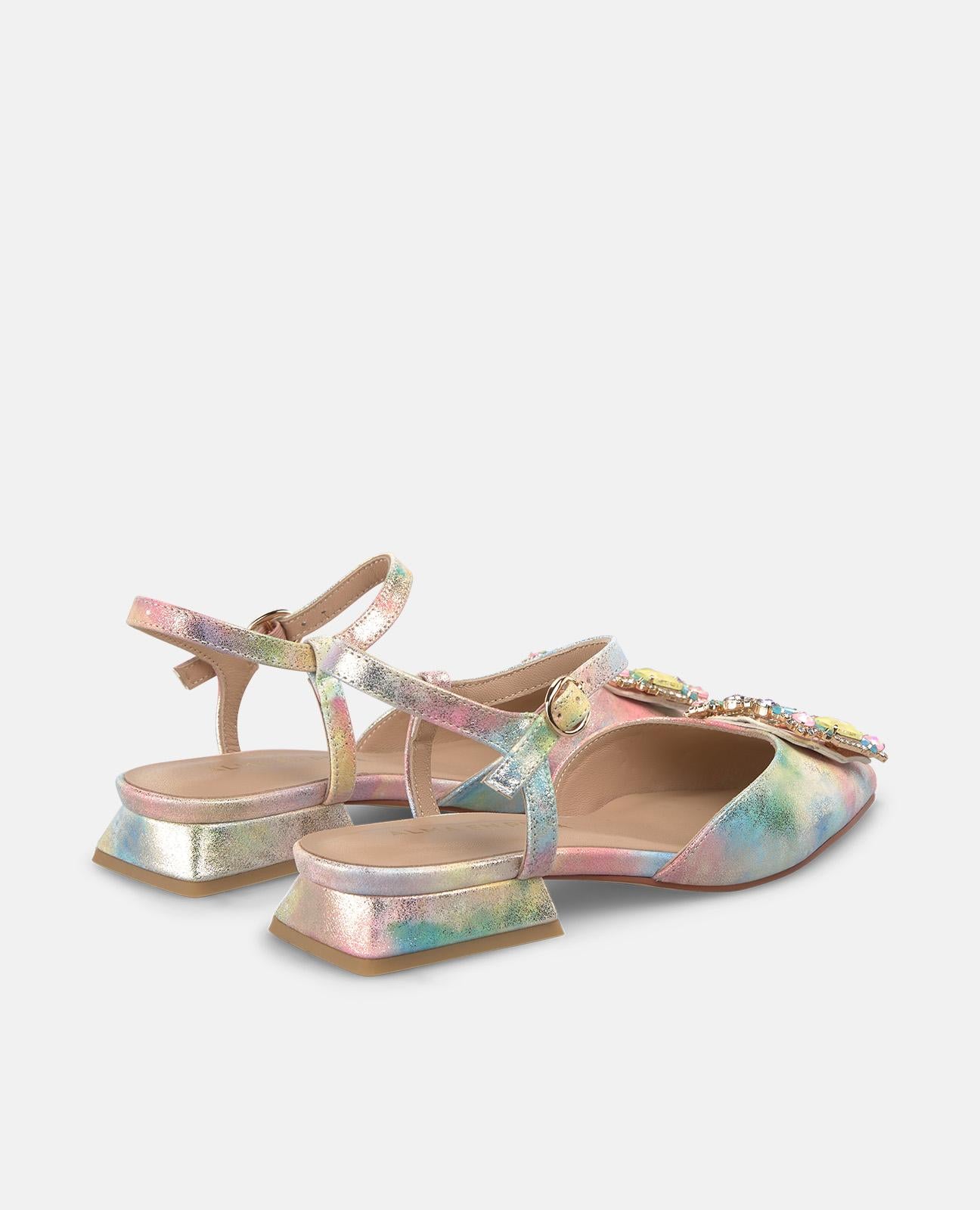 alma-en-pena-alfa-62950-pointe-flats-rosa-2-cm-mit-schmuck image 3