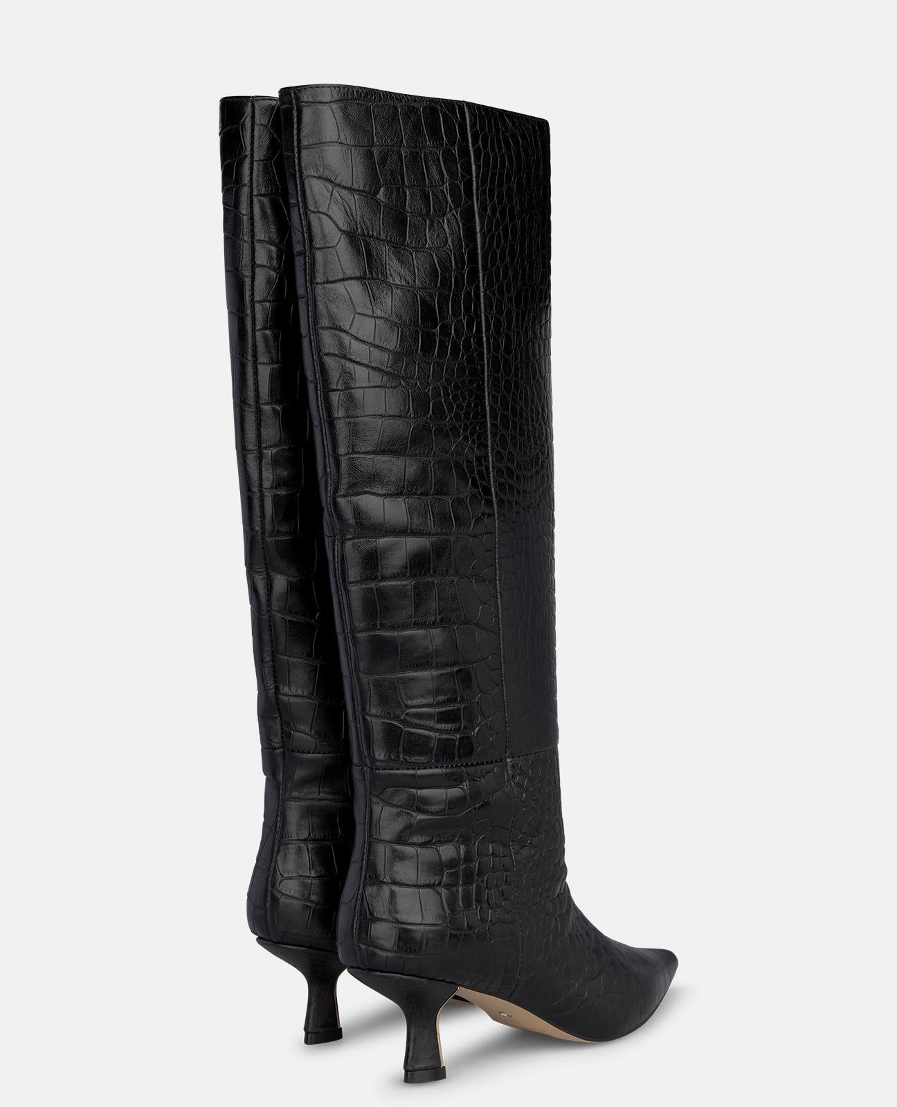 alma-en-pena-animal-print-leder-stiefelette-schwarz-5-5-cm image 3