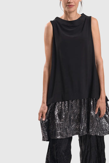 alembika-shine-tunic-et157s-rmelloses-top-in-silver-schwarz image 7