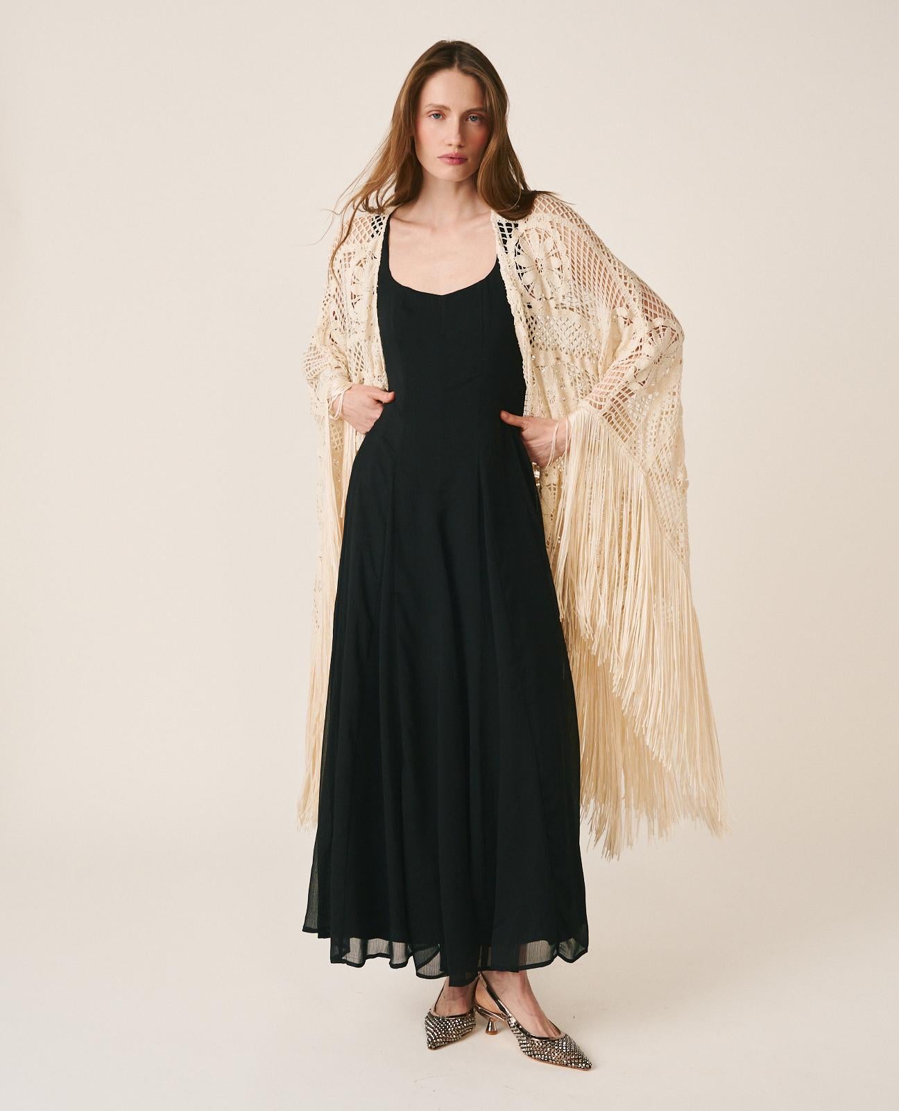 alma-en-pena-crocheted-kaftan-h-kel-kaftan-aus-baumwolle-in-wei-rmellos image 8