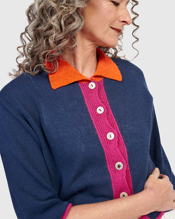 alembika-coco-cardigan-navy image 4