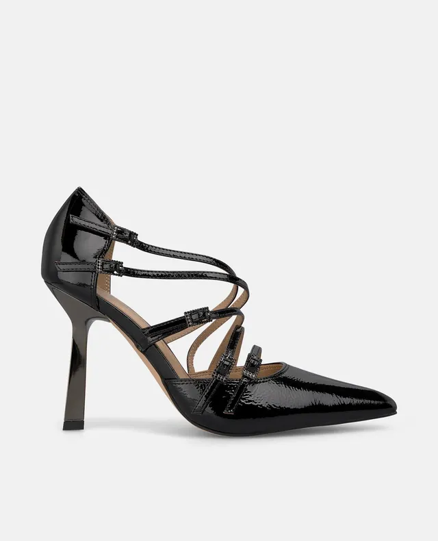 alma-en-pena-alfa-61361-riemchenpumps-schwarz-spitze-10-cm image 1