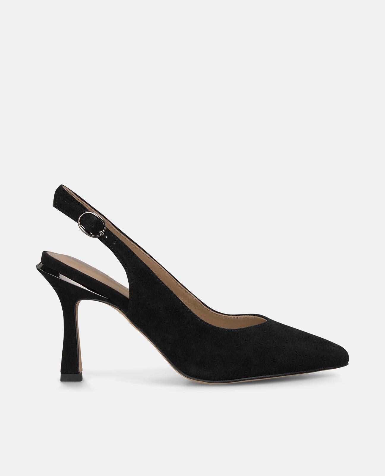 alma-en-pena-pumps-mit-spitzer-kappe-schwarz-schnalle-9-cm-absatz image 1