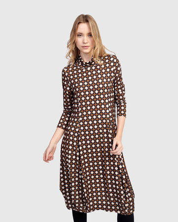 alembika-dolly-cocoon-kleid-groove-knielang image 2
