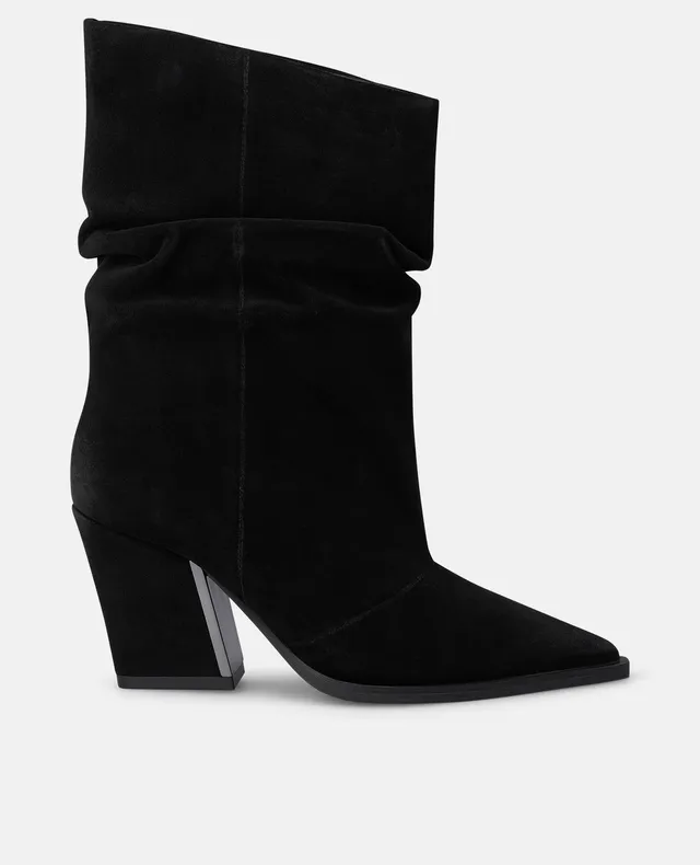 alma-en-pena-peep-toe-stiefeletten-schwarz-4-cm-blockabsatz image 1