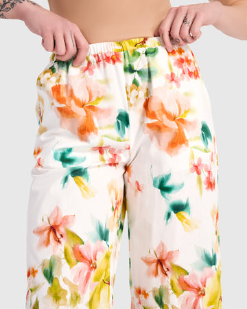 alembika-garden-cotton-pants-white-floral-damen-hose image 3