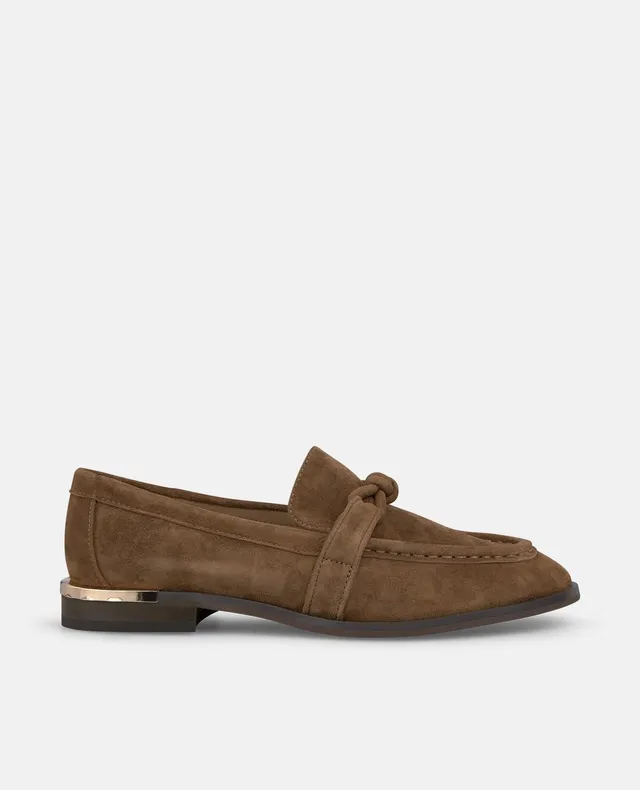 alma-en-pena-knoten-mokassin-damen-loafer-braun image 1