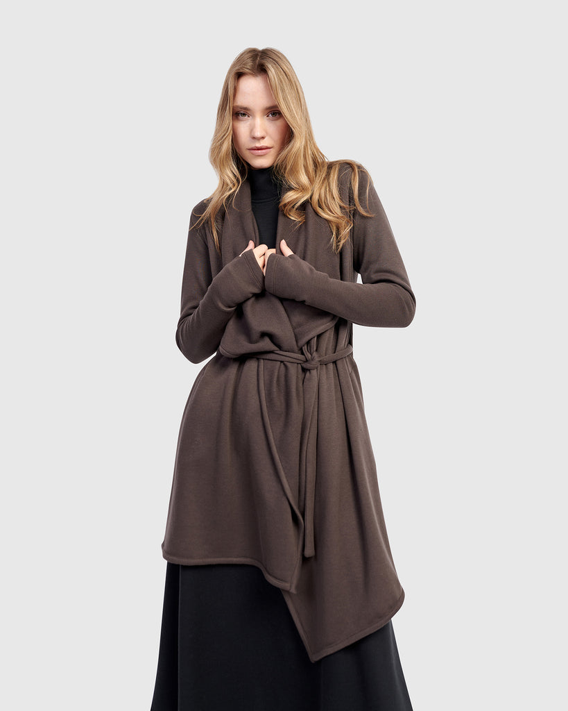 alembika-urban-cloud-wrap-cardigan-mocha-wickelcardigan-damen image 1