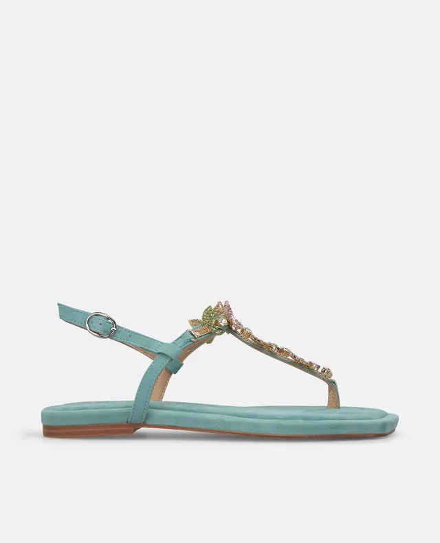 alma-en-pena-t-riemen-sandale-flach-mit-strass-jade image 1