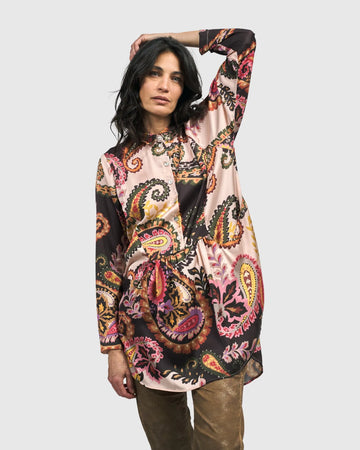 alembika-bernie-babydoll-top-paisley-satin-bluse image 3
