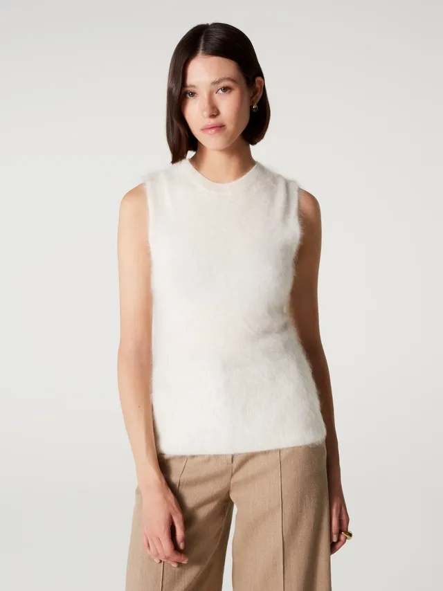 absolut-madeleine-pullover-rmellos-aus-kaschmir-cream image 1