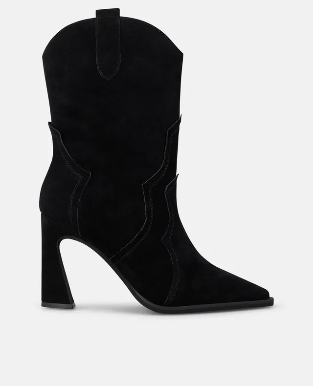 alma-en-pena-suede-cowboy-boots-schwarze-cowboy-stiefeletten-9-cm image 1