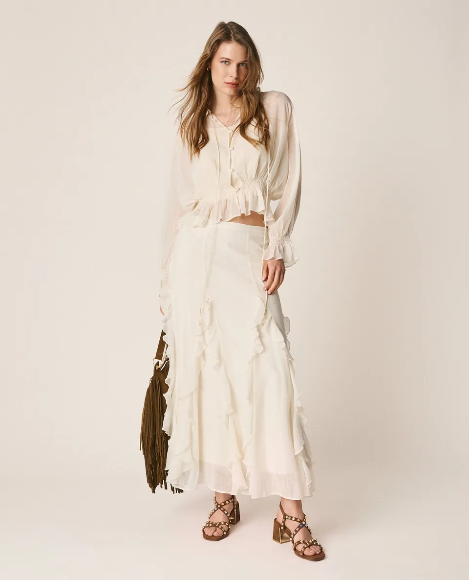 alma-en-pena-midi-chiffon-skirt-midi-chiffon-rock-wei image 1