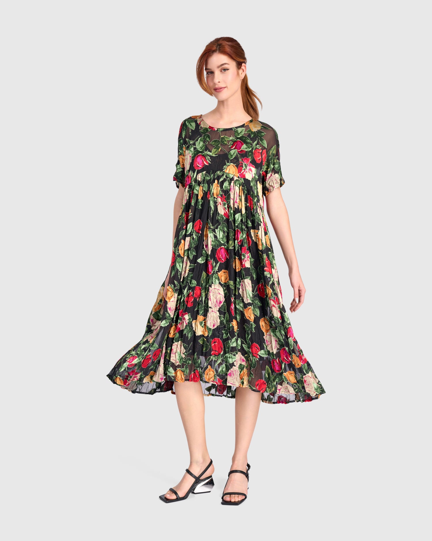 alembika-night-in-the-garden-kleid-sheer-floral-midi image 2