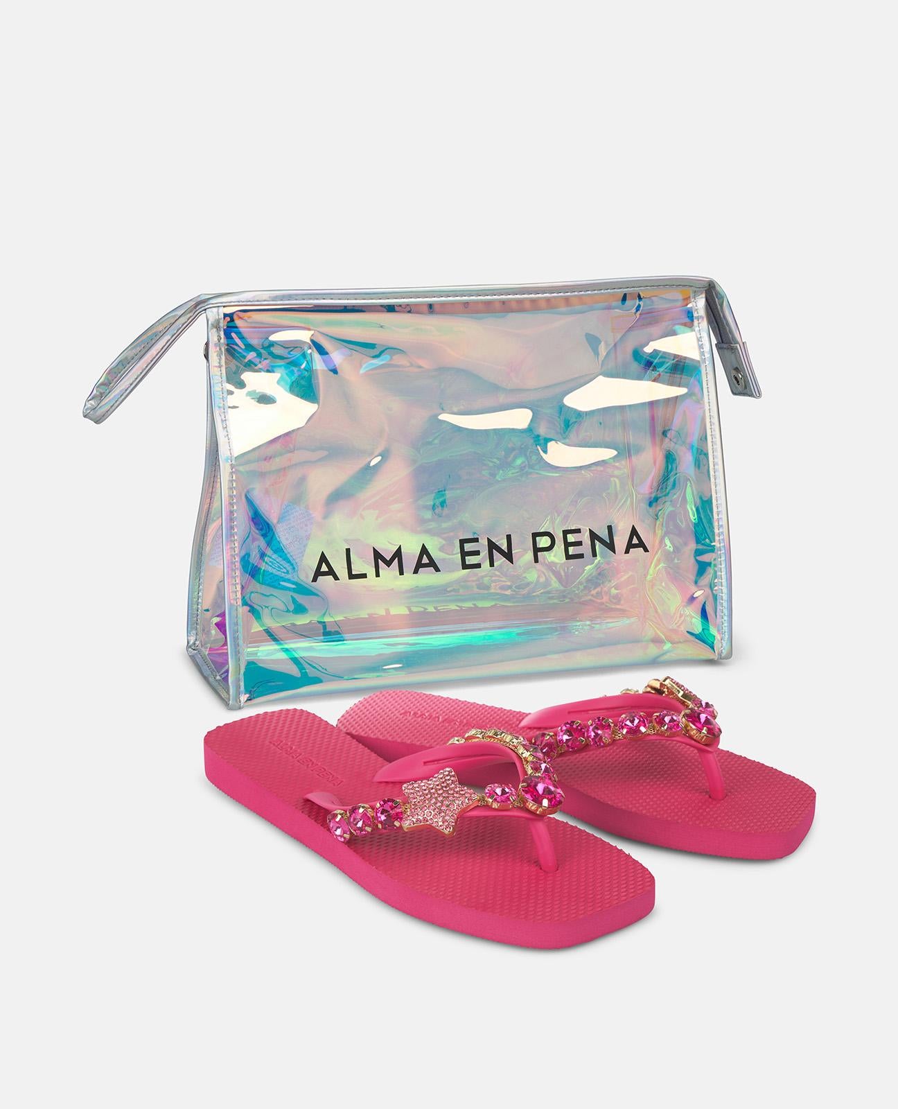 alma-en-pena-flip-flop-mit-stern-strass-fuchsia-1-5-cm-sohle image 4