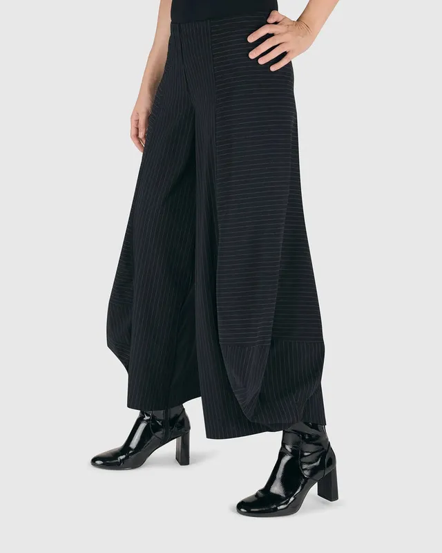 alembika-tekbika-pinstripe-punto-hose-schwarz image 1