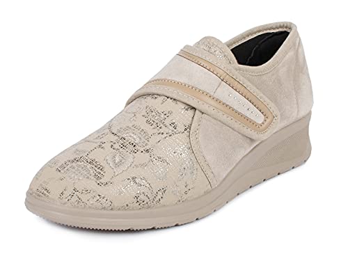 aerosoft-damen-klett-halbschuh-stretch-19-gesundheitshalbschuh image 4