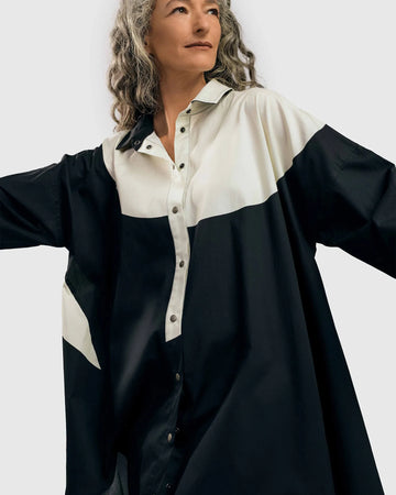 alembika-urban-madison-tunika-bluse-schwarz-wei-sphere image 8