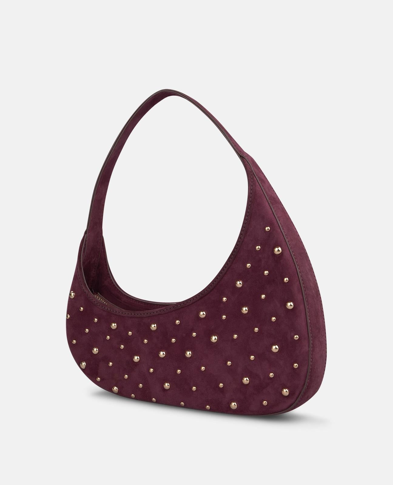alma-en-pena-alfa-64788-hobo-bordeaux-nappa-wildleder-mit-nieten image 5