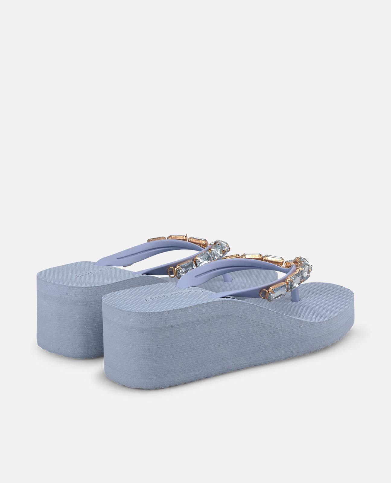 alma-en-pena-minimalist-platform-beach-sandals-plateau-sandalen-in-blau image 4