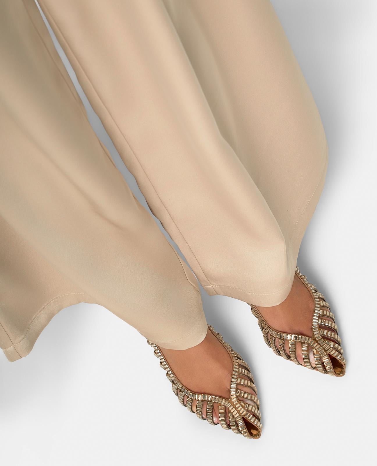 alma-en-pena-metallic-grille-pumps-bronze-8-cm image 5