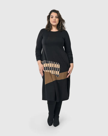 alembika-sycamore-cocoon-kleid-coffee-midi image 8