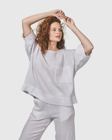 alembika-recreation-tee-white-oversize-baumwoll-shirt image 8