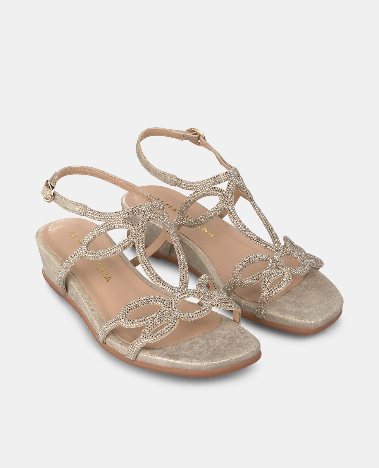 alma-en-pena-alfa-54319-keil-sandalette-gold-mit-strass-4-5-cm image 2