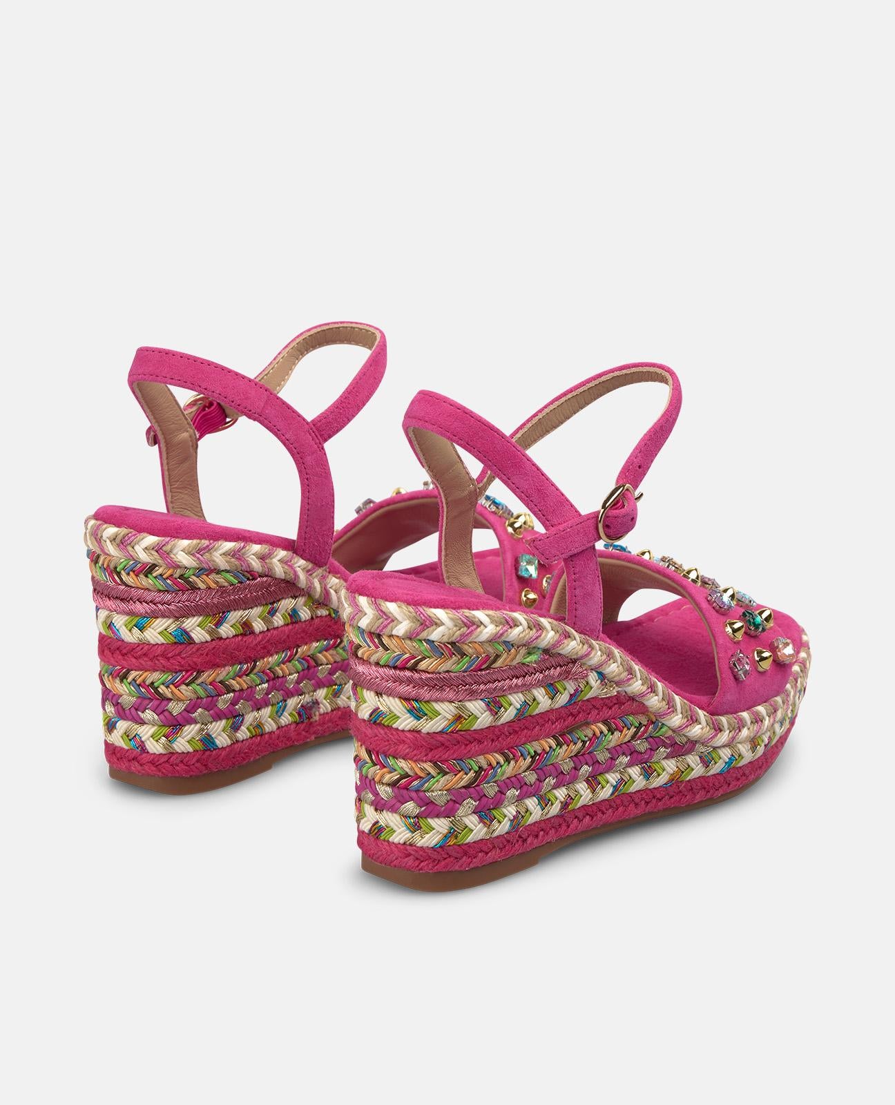 alma-en-pena-63038-esparto-keilsandale-fuchsia-9-5-cm-strass image 3