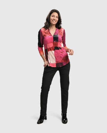 alembika-sunset-strip-v-neck-pullover-in-magenta image 4