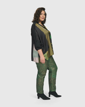 alembika-al-fresco-button-down-blouse-damen-hemdbluse-olive image 4