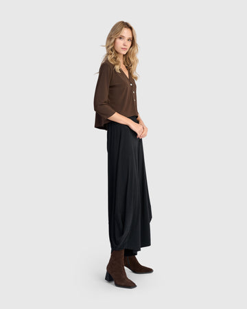 alembika-essential-slinky-cropped-cardigan-sepia image 4
