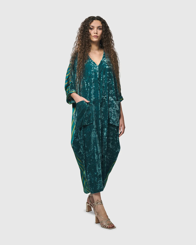 alembika-arabella-velvet-muumuu-kleid-t-rkis image 1