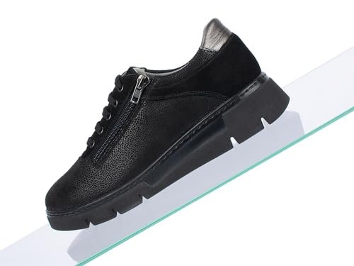 aerosoft-j-rgen-hirsch-comfort-06-damen-leder-sneaker-mit-rei-verschluss image 8