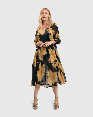 alembika-maui-chiffon-trapeze-kleid-gold image 4