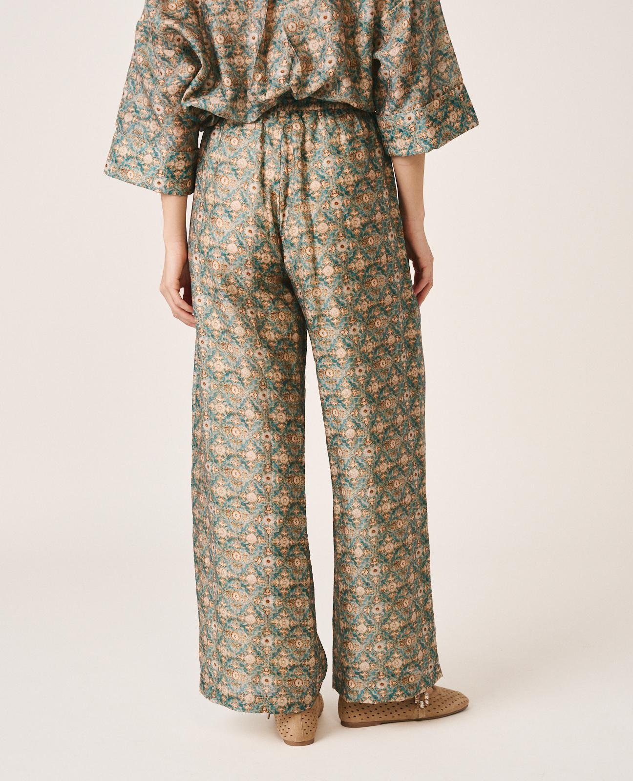 alma-en-pena-hose-lang-mit-geometrie-print-blau image 7