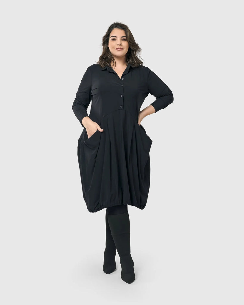 alembika-essential-tekbika-signature-pocket-kleid-black image 1