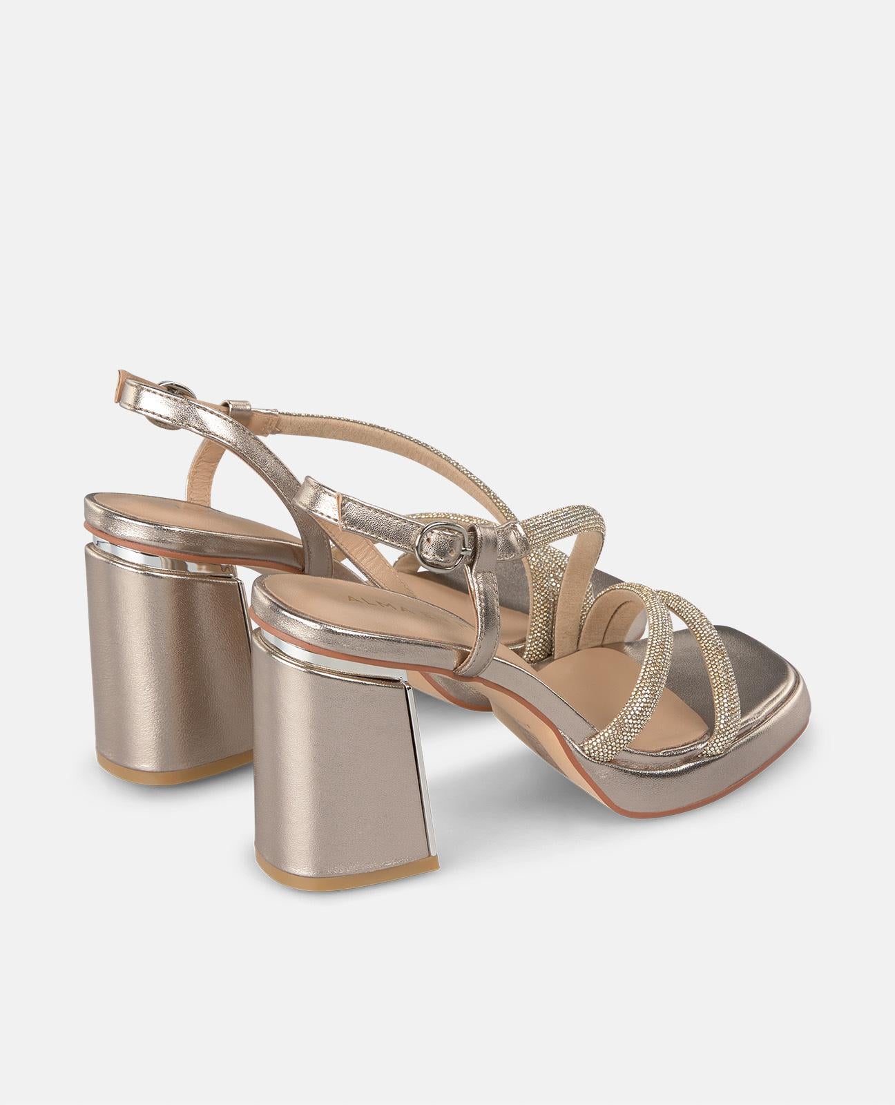 alma-en-pena-alfa-53837-sandale-mit-blockabsatz-und-strass-in-bronze image 3
