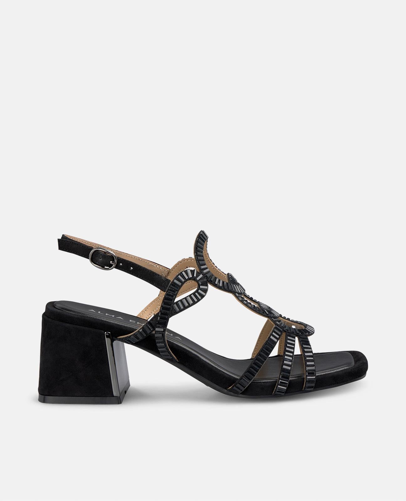 alma-en-pena-mirror-effect-heel-sandalette-schwarz-6-cm image 1