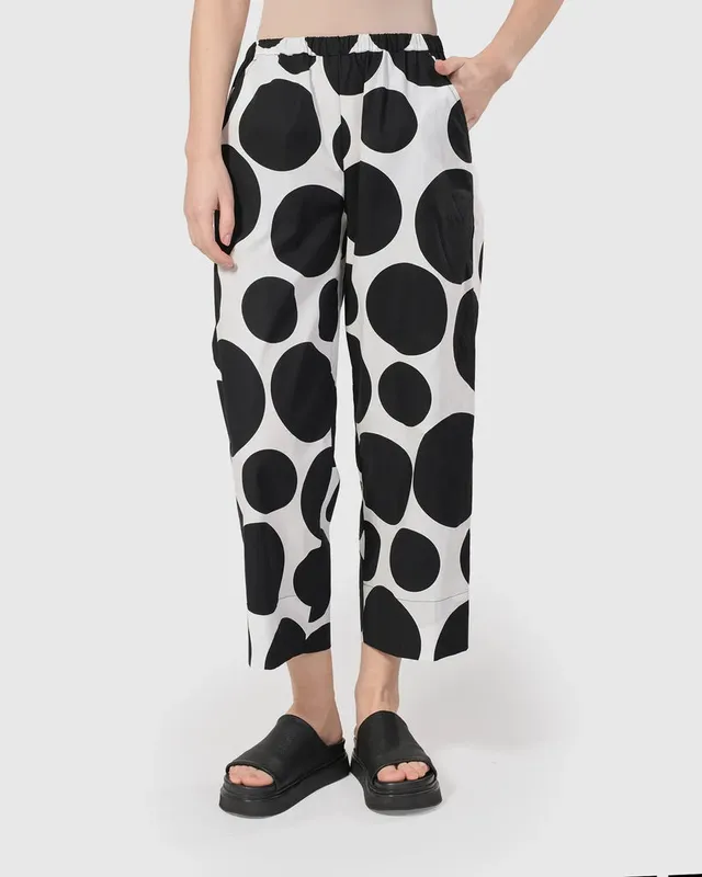 alembika-solo-cropped-pants-bubbles-cropped-hose-aus-baumwolle image 1