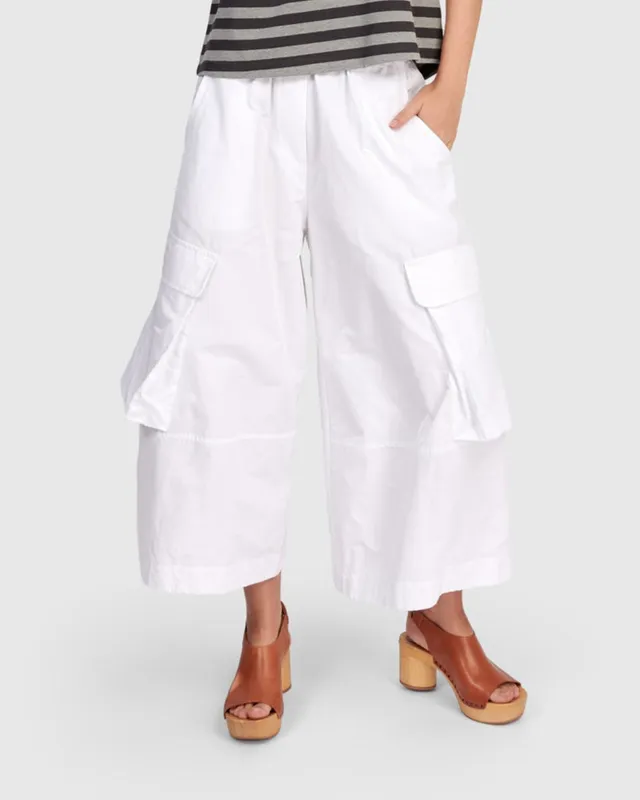 alembika-urban-swish-wide-cargo-pants-white image 1
